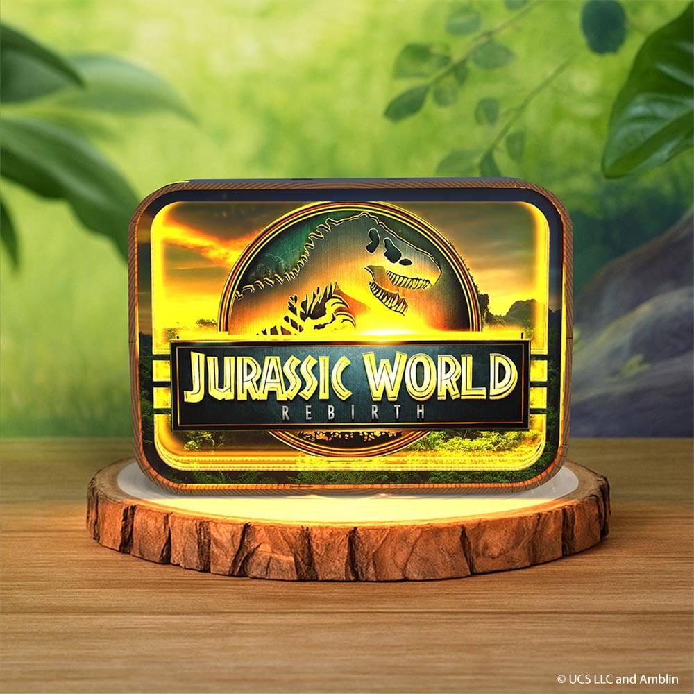 3D Holzpuzzle Jurassic World Rebirth Jurassic World Rebirth - 3D DIY Wooden Puzzle Night Lamp