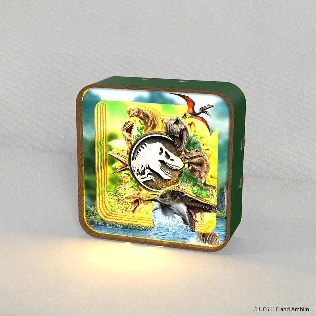 3D Holzpuzzle Jurassic Icons Jurassic Icons - 3D DIY Wooden Puzzle Night Lamp