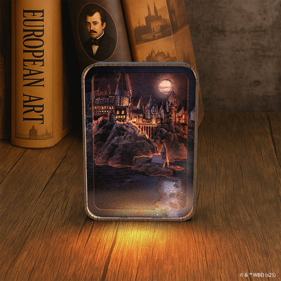 Hogwarts In The Moonlight - 3D DIY Wooden Puzzle Night Lamp