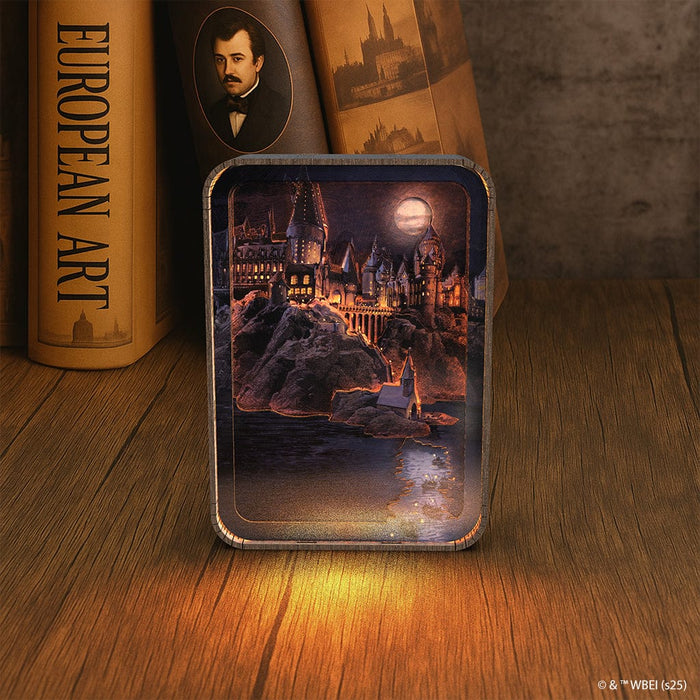 Hogwarts In The Moonlight - 3D DIY Wooden Puzzle Night Lamp