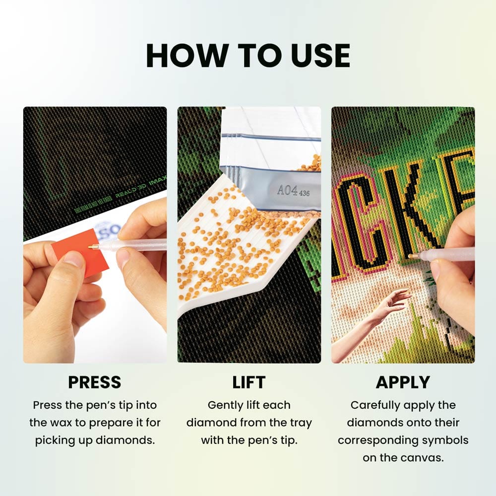 25.6" x 15.7" / 65cm x 40cm Everyone Deserves The Chance To Fly - Diamond Painting Kit