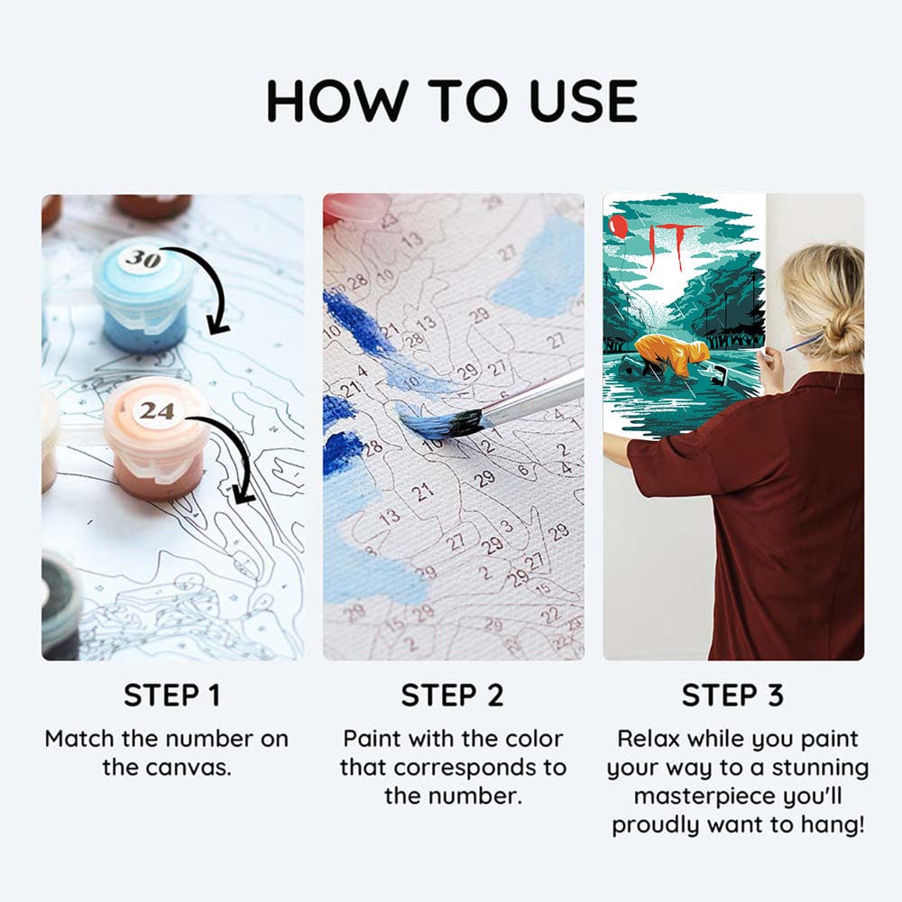 Painting By Numbers Kits 15.7" x 19.7" (40x50cm) You Will Float Too - Paint By Numbers Kit