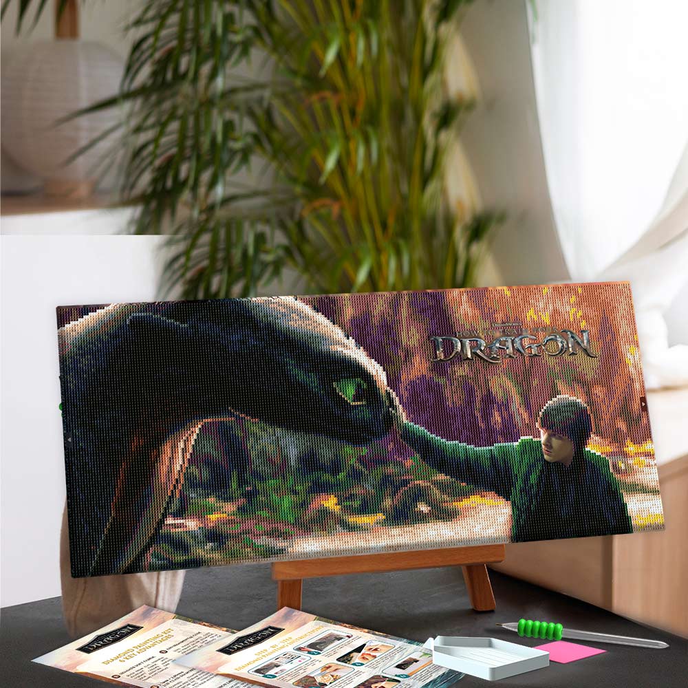 Diamond Painting Kits 25.4" x 11" / 65cm x 28cm This Is Berk - Diamond Painting Kit