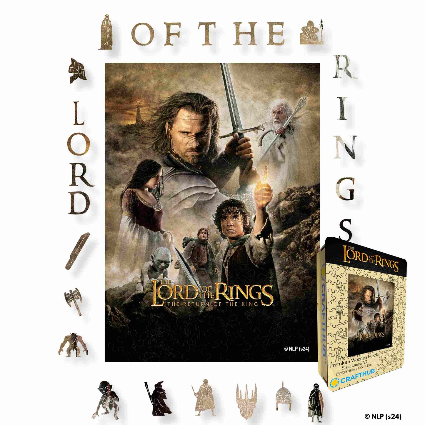 Animal Jigsaw Puzzle > Wooden Jigsaw Puzzle > Jigsaw Puzzle The Final Battle - Wooden Jigsaw Puzzle