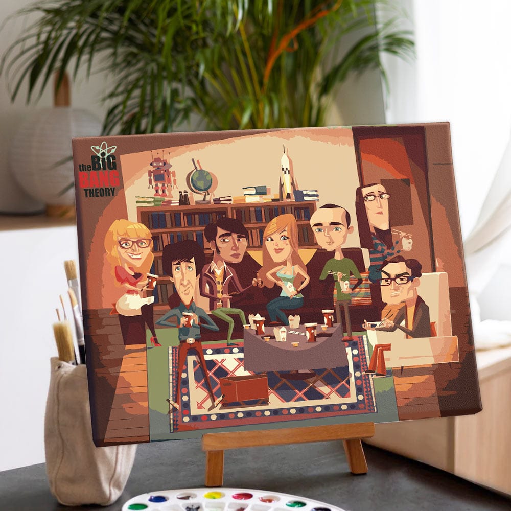 Painting By Numbers Kits 15.7" x 23.6" (40x60cm) The Big Bang Theory - Paint By Numbers Kit