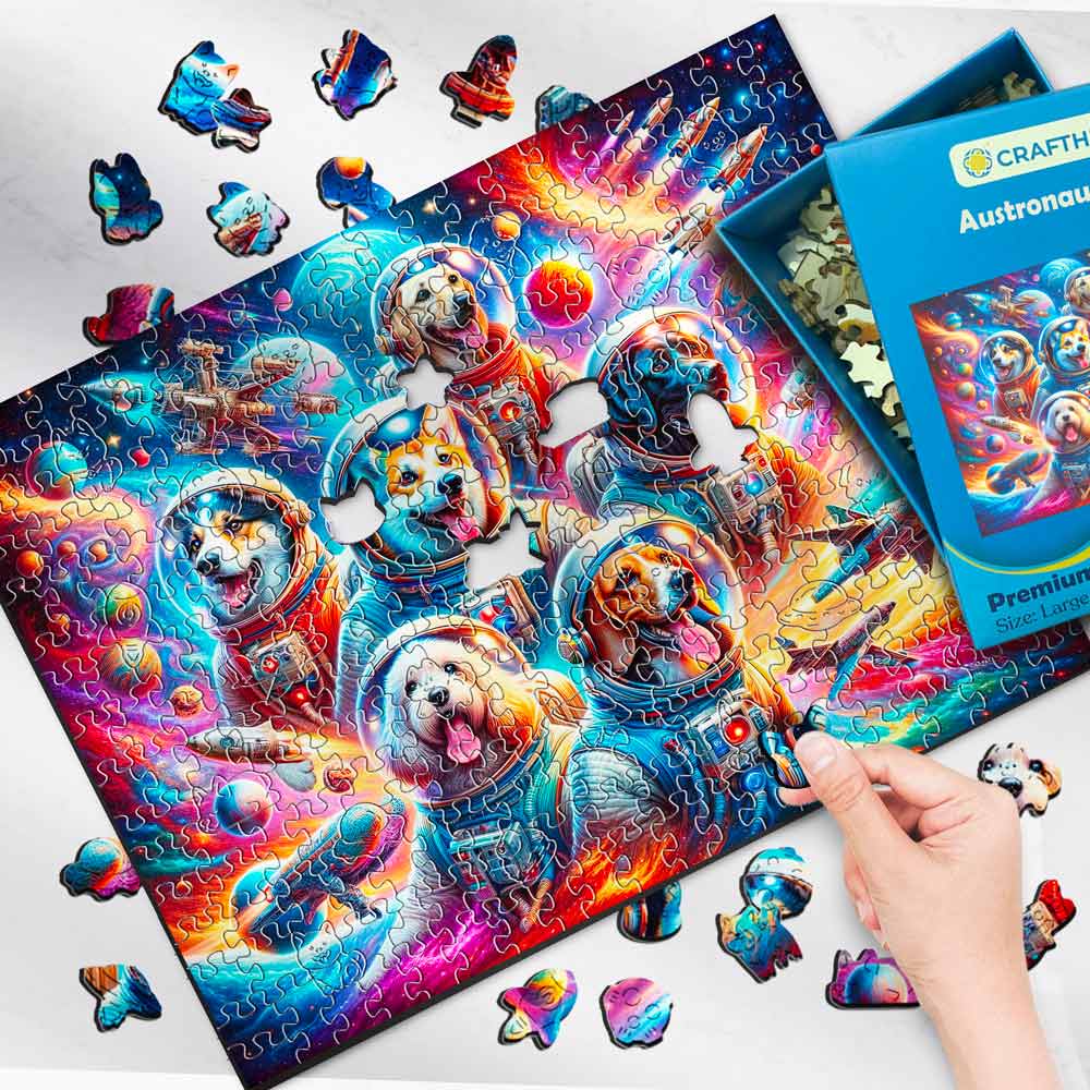 Astronaut Dogs - Jigsaw Puzzle