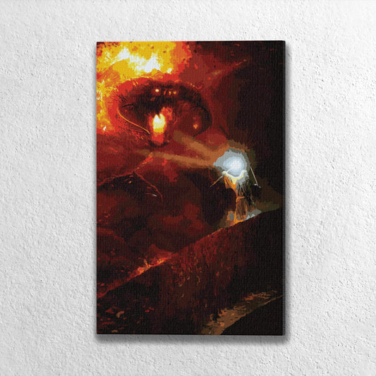 Animal Jigsaw Puzzle > Wooden Jigsaw Puzzle > Jigsaw Puzzle Without Frame You Shall Not Pass - Paint By Numbers Kit