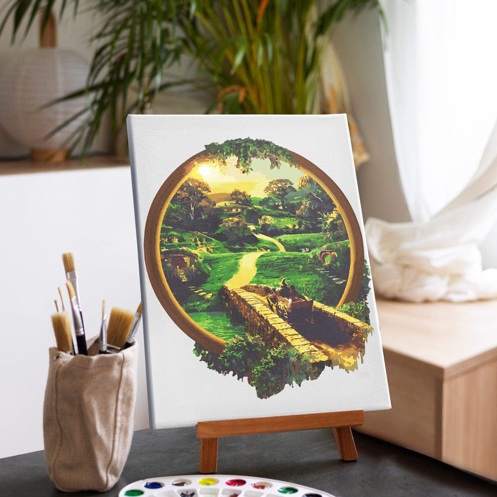Painting By Numbers Kits 15.7" x 19.7" (40x50cm) Road to the Shire - Paint By Numbers Kit