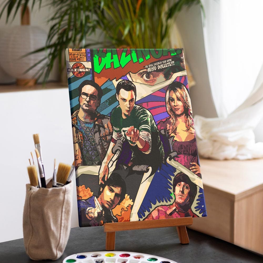 Painting By Numbers Kits 15.7" x 23.6" (40x60cm) Bazinga! - Paint By Numbers Kit