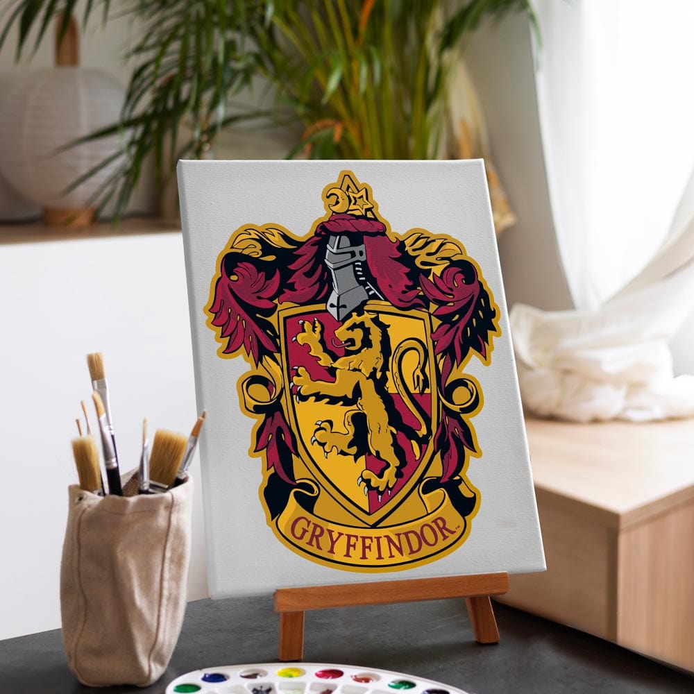 Animal Jigsaw Puzzle > Wooden Jigsaw Puzzle > Jigsaw Puzzle 40x50cm / 16x20 inches Gryffindor Crest - Paint By Numbers Kit