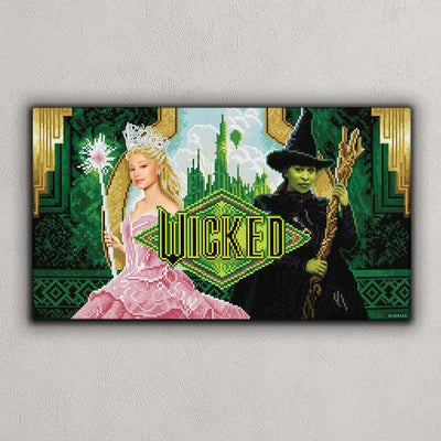 24.4 x 13.8" / 62cm x 35cm Wicked - Diamond Painting Kit
