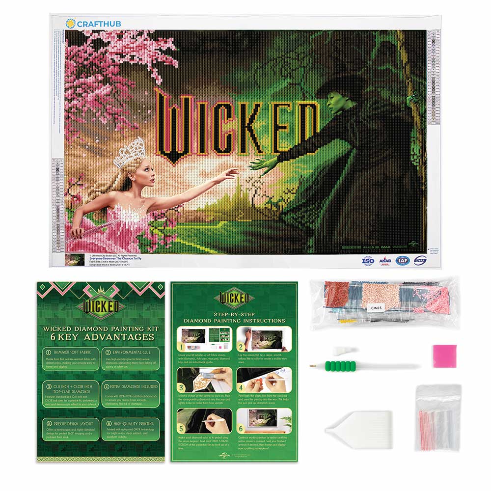 25.6" x 15.7" / 65cm x 40cm Everyone Deserves The Chance To Fly - Diamond Painting Kit