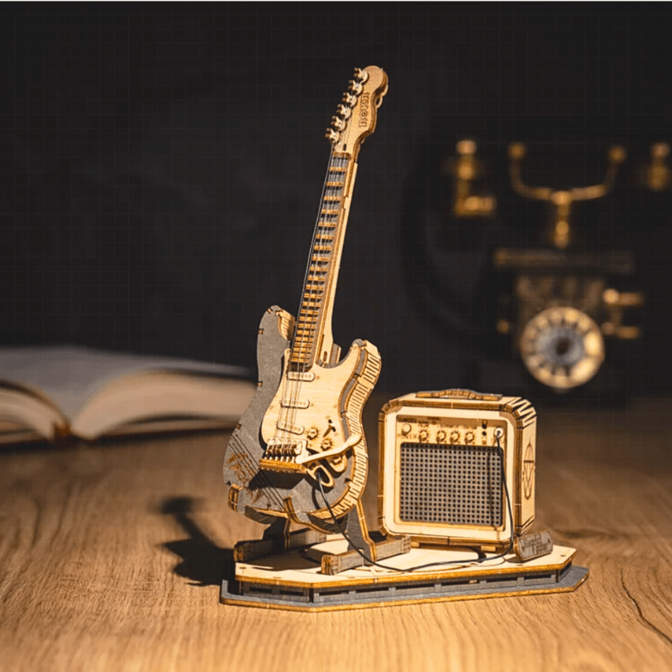 3D Puzzle Electric Guitar 3D Puzzle 11 SET 3D Wooden Puzzle