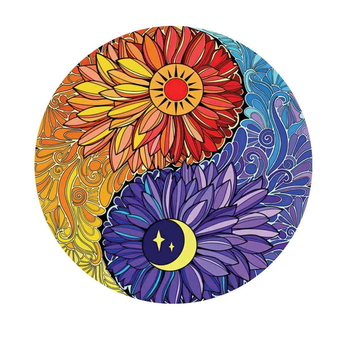 Flower Yin Yang - Jigsaw Puzzle