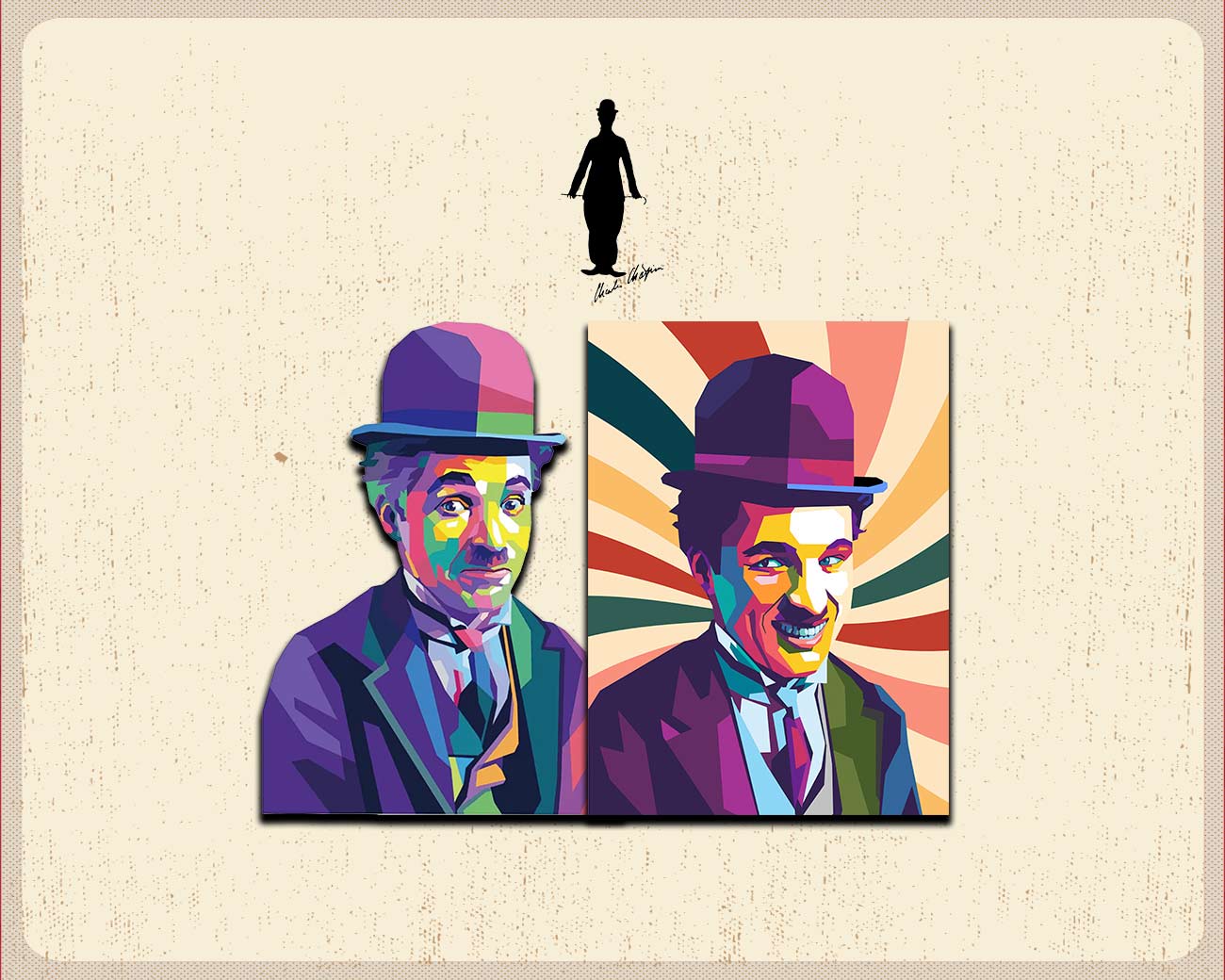 Charlie Chaplin Wooden Jigsaw Puzzles - Officially Licensed