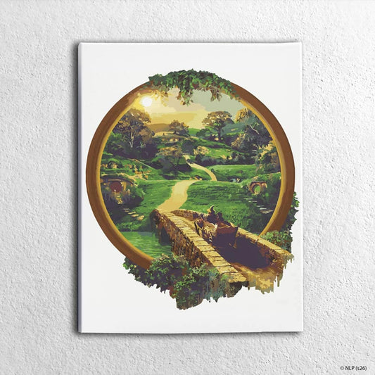Painting By Numbers Kits 15.7" x 19.7" (40x50cm) Road to the Shire - Paint By Numbers Kit