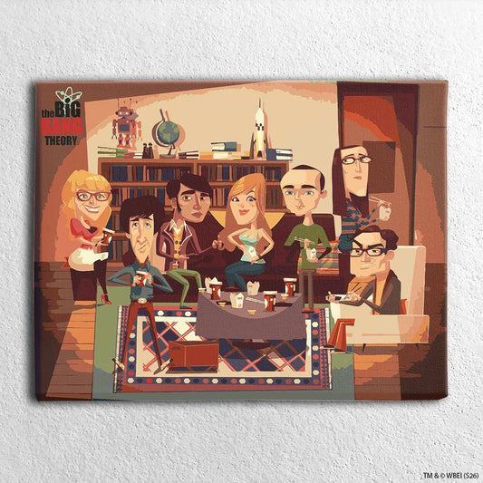 Painting By Numbers Kits 15.7" x 23.6" (40x60cm) The Big Bang Theory - Paint By Numbers Kit