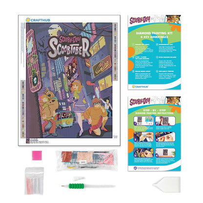 Diamond Painting Kits 17.7" x 23.6" | 45cm x 60cm Scoobtober - Diamond Painting Kit