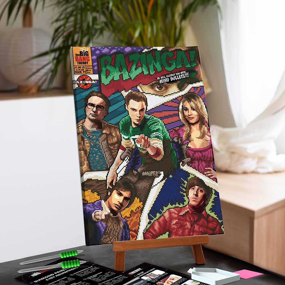 Diamond Painting Kits 15.6" x 23" / 40cm x 59cm Bazinga! - Diamond Painting Kit