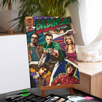 Diamond Painting Kits 15.6" x 23" / 40cm x 59cm Bazinga! - Diamond Painting Kit