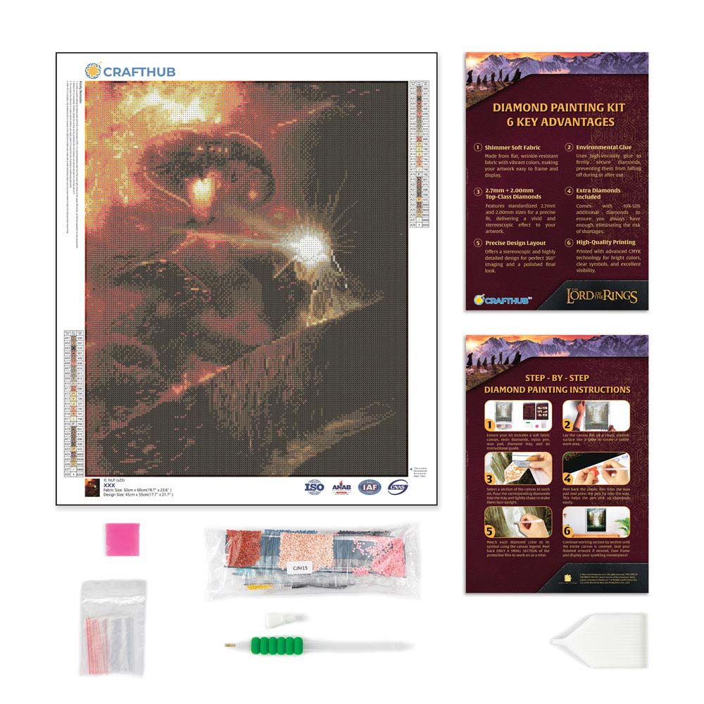 Diamond Painting Kits 17.7" x 21.7" / 45cm x 55cm You Shall Not Pass - Diamond Painting Kit