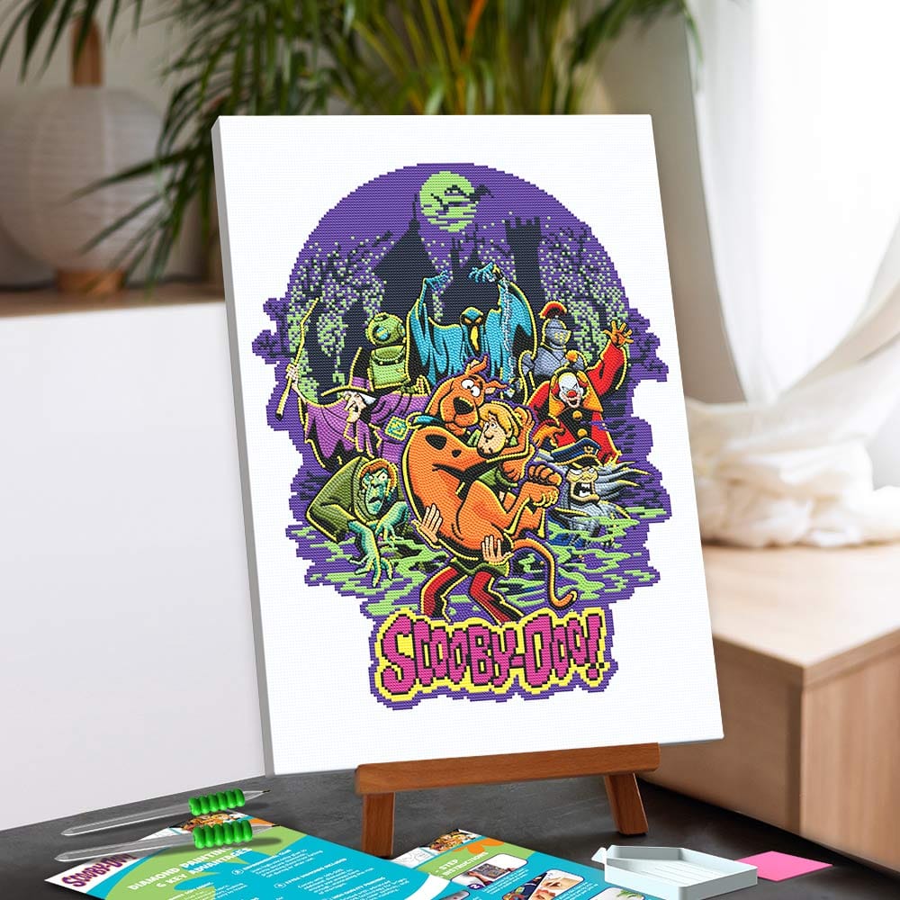 Diamond Painting Kits 17.7" x 25" | 45cm x 63.5cm Beware of Monsters! - Diamond Painting Kit