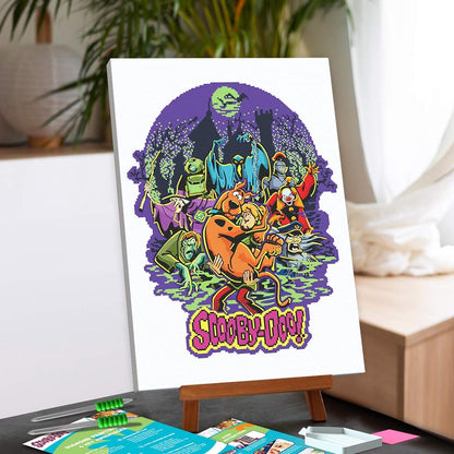 Diamond Painting Kits 17.7" x 25" | 45cm x 63.5cm Beware of Monsters! - Diamond Painting Kit