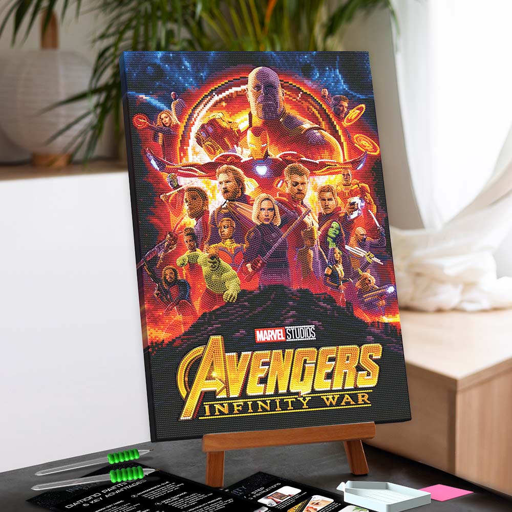 Diamond Painting Kits 15.6" x 23.2" | 40cm x 59cm Avengers: Infinity War - Diamond Painting Kit