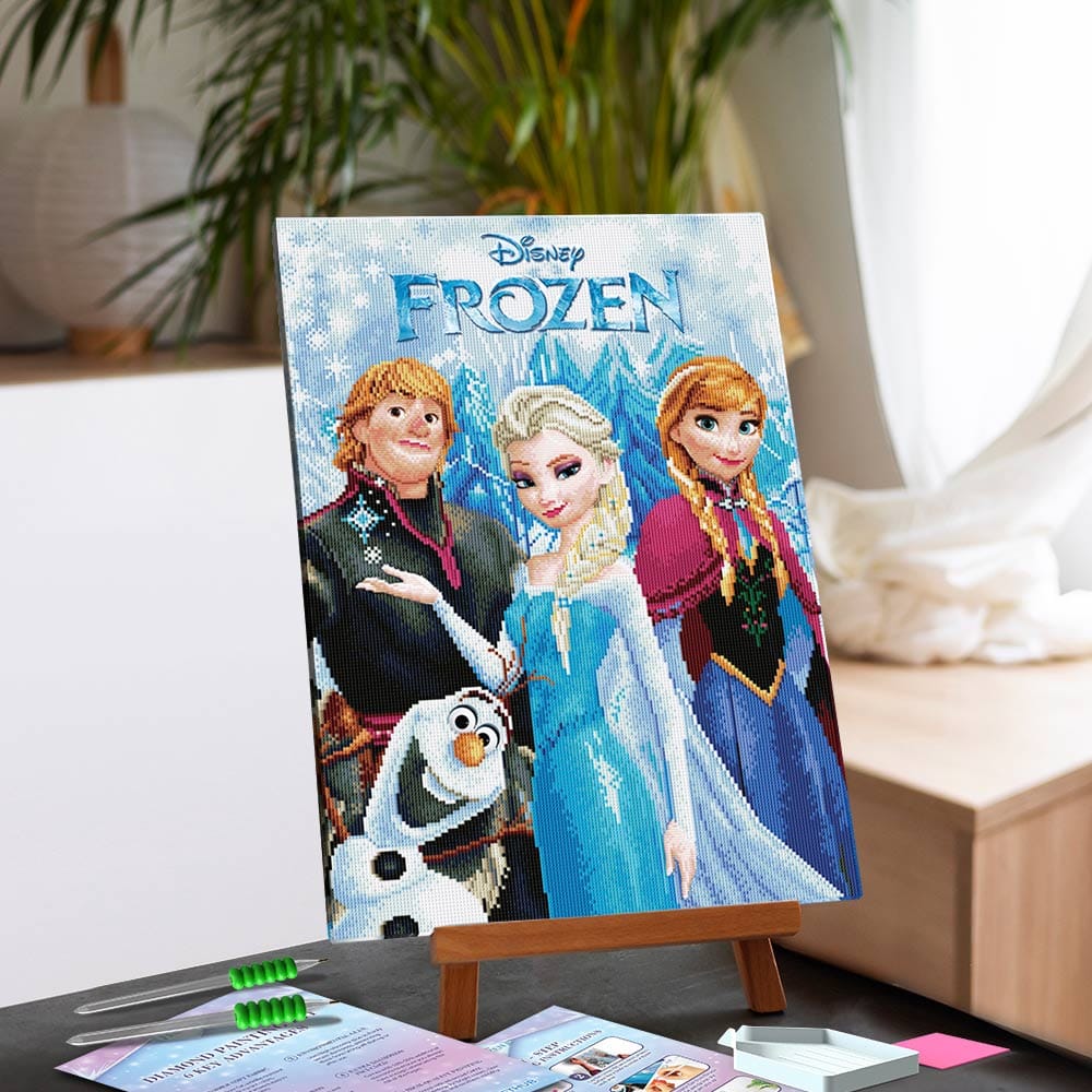 Diamond Painting Kits 17.7" x 24" | 45cm x 61cm Frozen Friends - Diamond Painting Kit