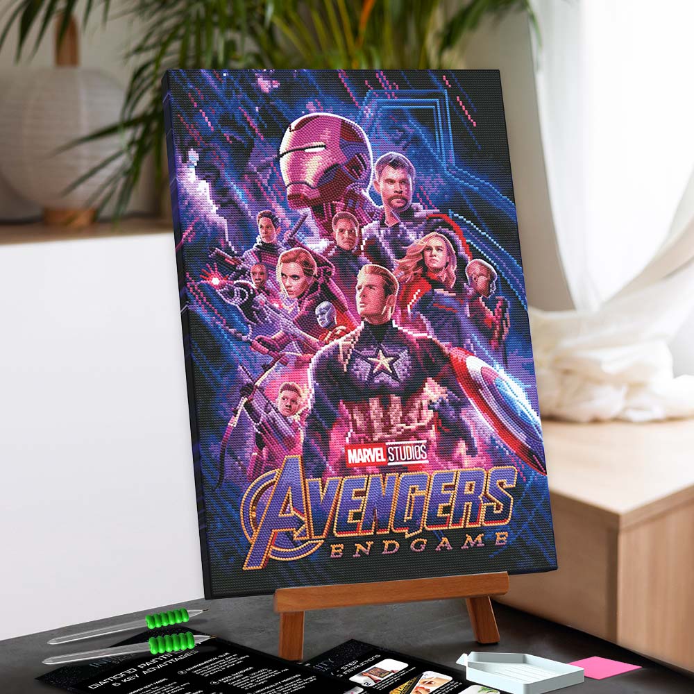 Diamond Painting Kits 15.6" x 23.2" | 40cm x 59cm Avengers: Endgame - Diamond Painting Kit