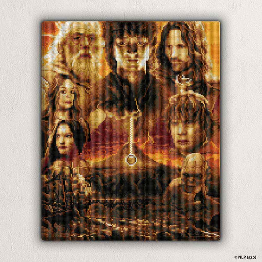 Diamond Painting Kits 17.7" x 21.7" / 45cm x 55cm The Lord of the Rings - Diamond Painting Kit