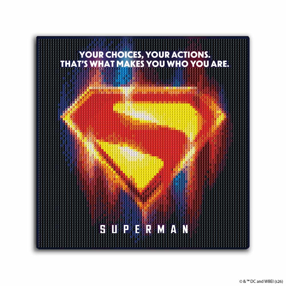 Diamond Painting Kits 9.8" x 9.8" | 25cm x 25cm Superman Logo - Diamond Painting Kit