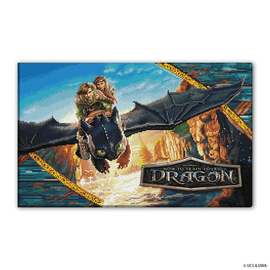 Diamond Painting Kits 25.4" x 15.6" / 65cm x 40cm How to Train Your Dragon - Diamond Painting Kit