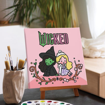 Painting By Numbers Kits 9.8" x 9.8" (25x25cm) Wonders of Oz - Framed Paint By Numbers Kit