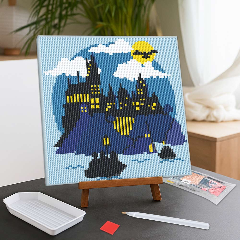 Diamond Painting Kits 9.8" x 9.8" | 25cm x 25cm Boats To Hogwarts - Diamond Painting Kit