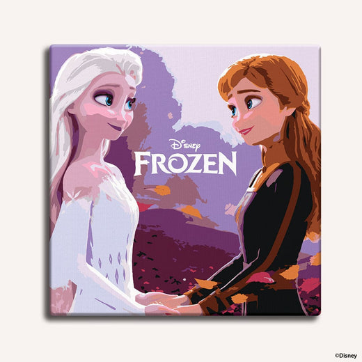 Frozen Sisters - Framed Paint By Numbers Kit
