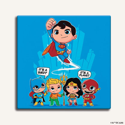 Painting By Numbers Kits 9.8" x 9.8" (25x25cm) Justice League - Framed Paint By Numbers Kit