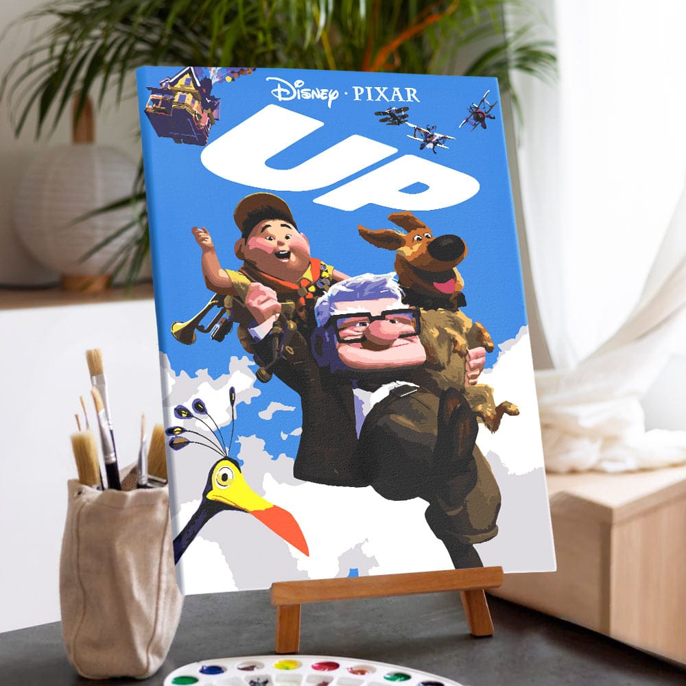 Painting By Numbers Kits 12.6" x 16.9" (32x43cm) Up Adventure - Paint By Numbers Kit