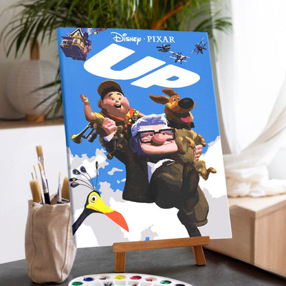 Painting By Numbers Kits 12.6" x 16.9" (32x43cm) Up Adventure - Paint By Numbers Kit