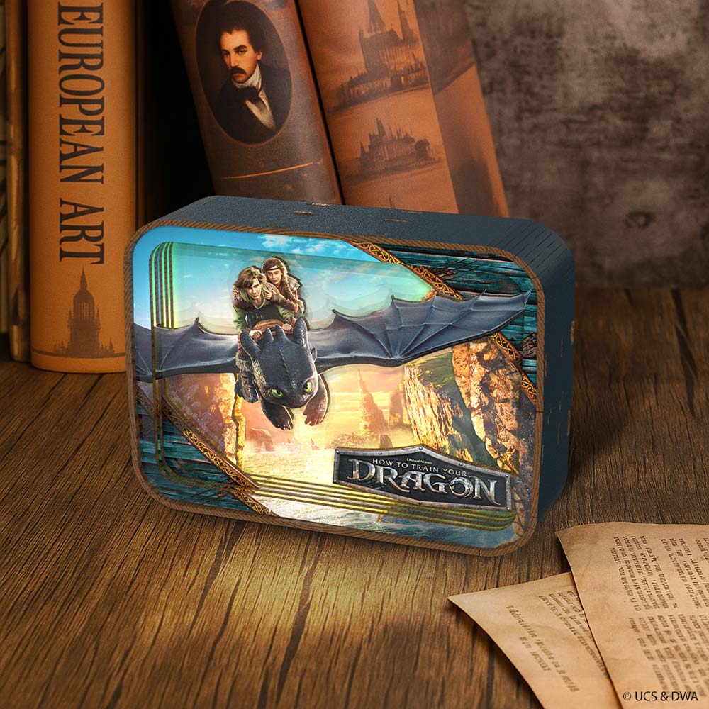 3D DIY Wooden Puzzle Night Lamps How to Train Your Dragon How to Train Your Dragon - 3D DIY Wooden Puzzle Night Lamp