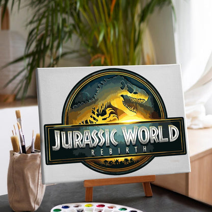 Painting By Numbers Kits 15.7" x 19.7" (40x50cm) Jurassic World Rebirth - Paint By Numbers Kit