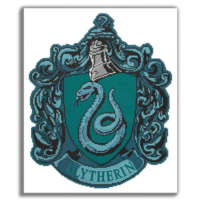 Slytherin Crest - Diamond Painting Kit