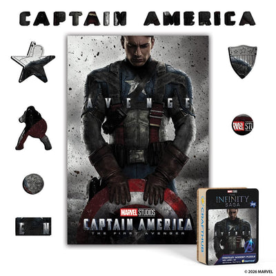 Captain America: The First Avenger – Wooden Jigsaw Puzzle