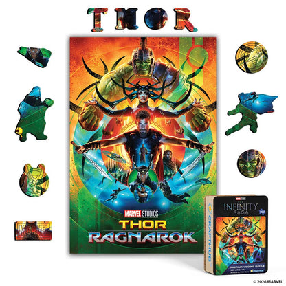 Wooden Jigsaw Puzzles A4 + Wooden Gift Box Thor: Ragnarok – Wooden Jigsaw Puzzle