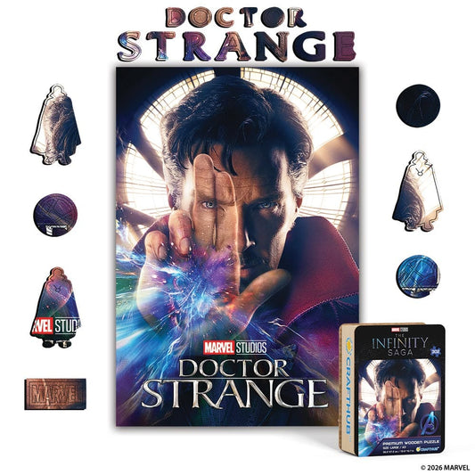 Wooden Jigsaw Puzzles A4 + Wooden Gift Box Doctor Strange – Wooden Jigsaw Puzzle