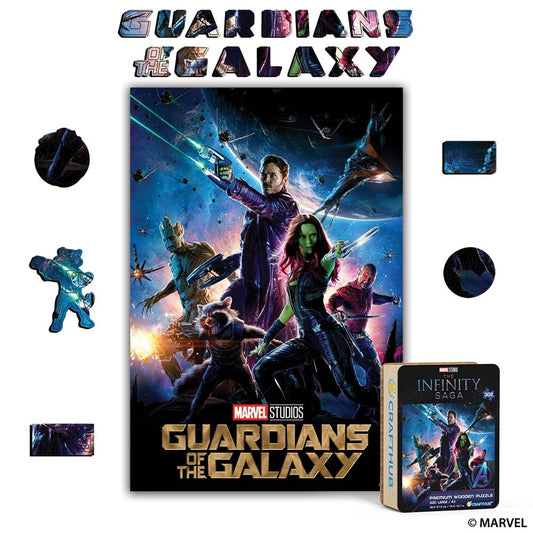 Wooden Jigsaw Puzzles A4 + Wooden Gift Box Guardians of the Galaxy – Wooden Jigsaw Puzzle