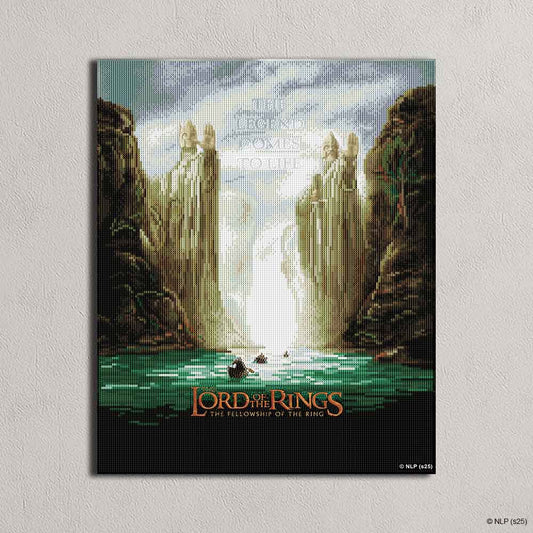 Diamond Painting Kits 17.7" x 21.7" / 45cm x 55cm The Gates of Argonath - Diamond Painting Kit
