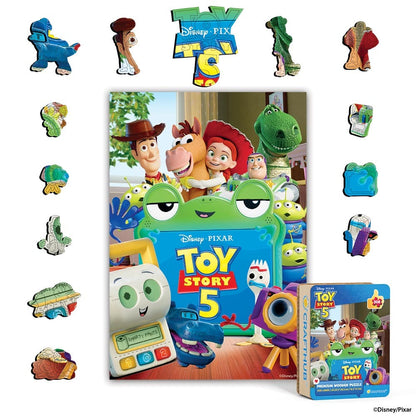 Wooden Jigsaw Puzzles A4 + Wooden Gift Box Playtime Adventures - Wooden Jigsaw Puzzle