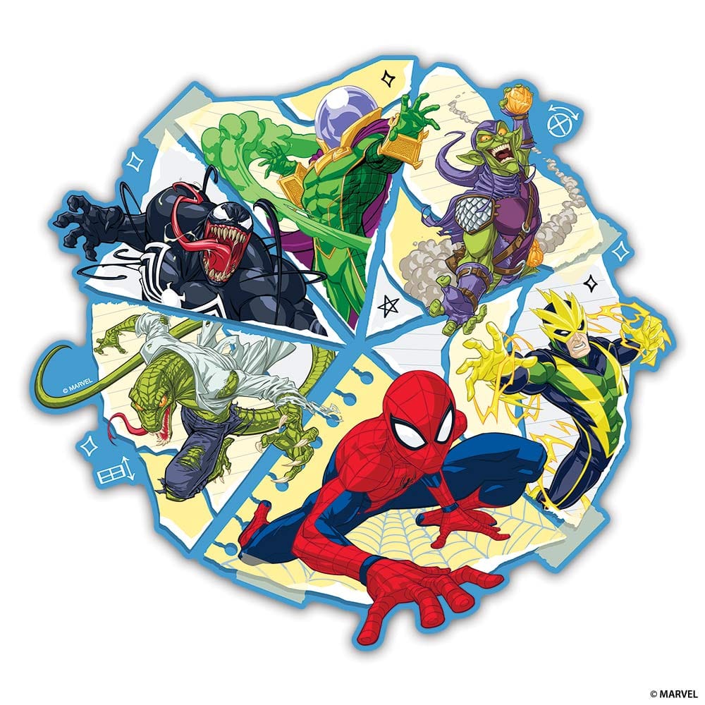 Wooden Jigsaw Puzzles Spider-Man vs Villains – Wooden Jigsaw Puzzle