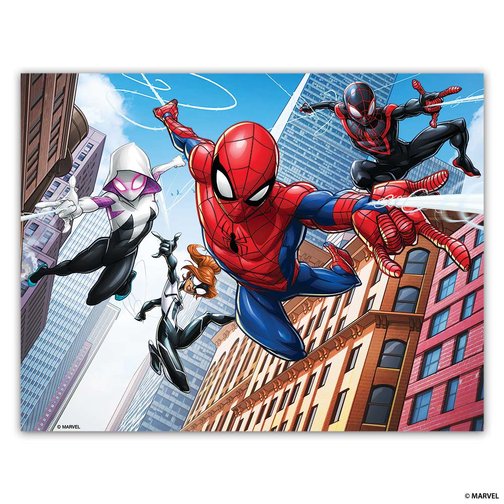 Wooden Jigsaw Puzzles Spider-Man Team Up – Wooden Jigsaw Puzzle